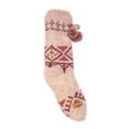 thumbnail image 1 of MUK LUKS Women's Chunky Fairisle/Cable Mix Cabin Socks, 1 of 2