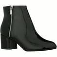 thumbnail image 1 of Women's Chunky Heel Boots Side Zipper Short Boots Chunky Heeled Fashion Boots Low Heel Ankle Booties, 1 of 5