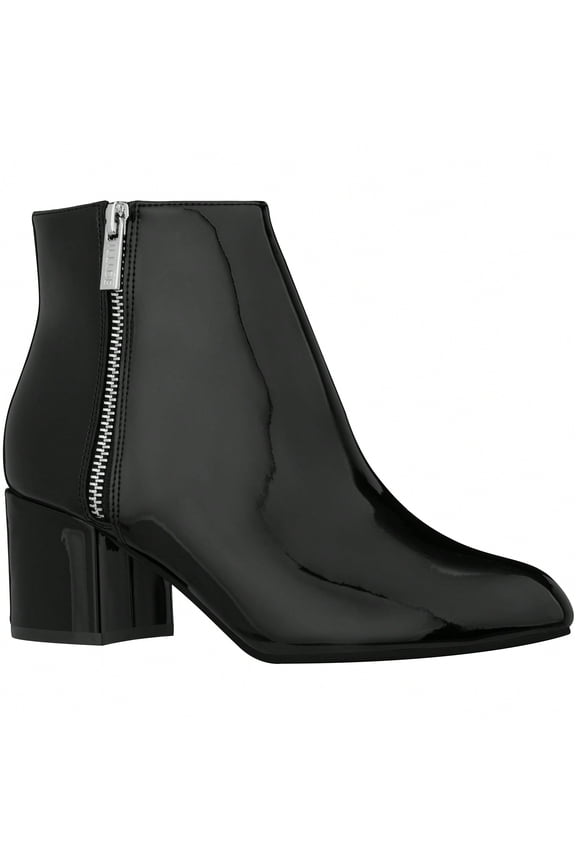 Women's Chunky Heel Boots Side Zipper Short Boots Chunky Heeled Fashion Boots Low Heel Ankle Booties