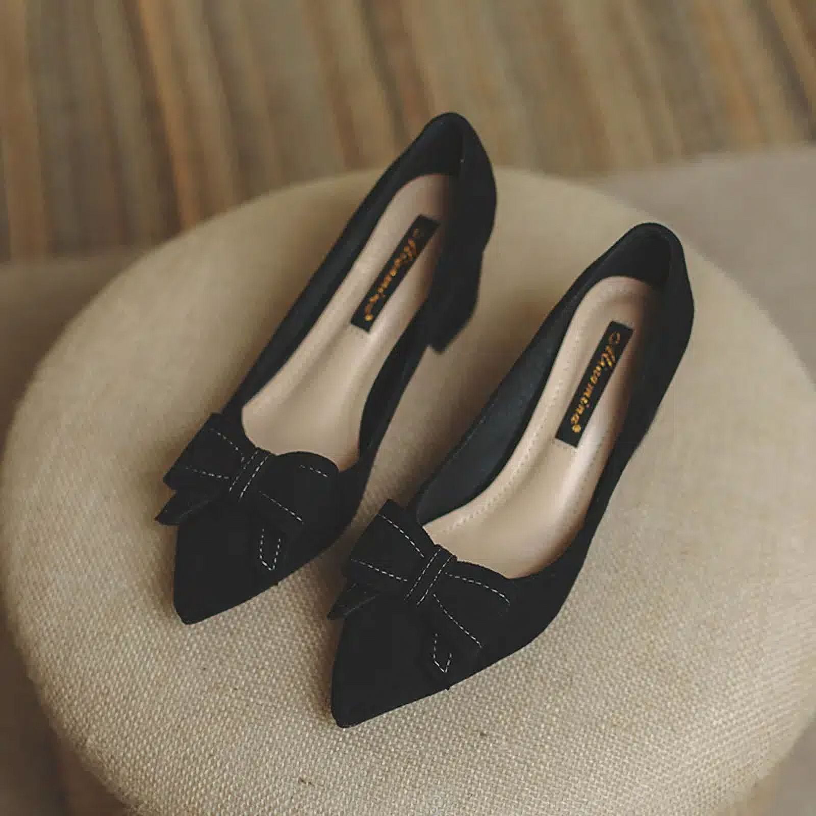 Buy Twenty Dresses By Nykaa Fashion Bows Are Forever Black Heels Online