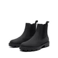 thumbnail image 1 of Women's Chunky High Round Toe Chelsea Booties Slip On Elastic Fall Short Boots, 1 of 5