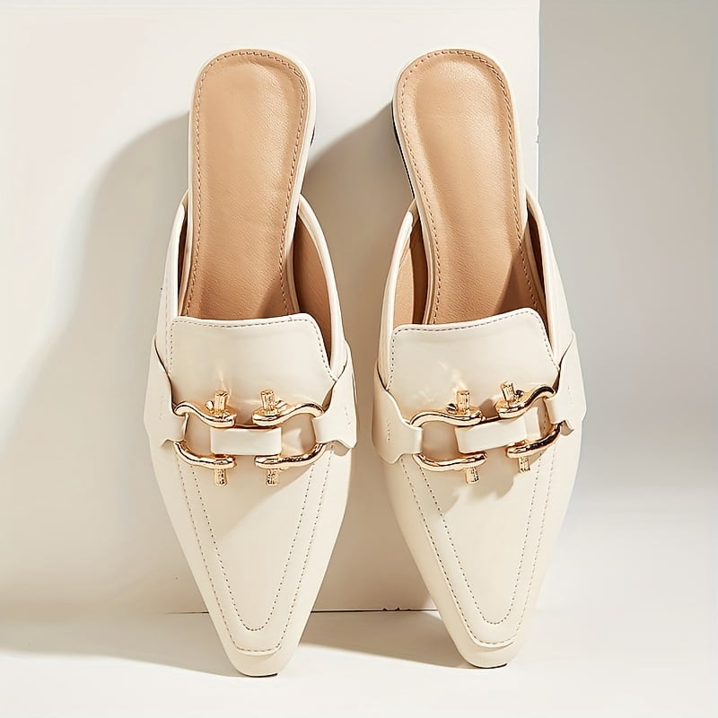 Women's Chunky Low Heel Shoes, Elegant Square Toe Dress Shoes, Comfortable  Summer Beach Shoes - Walmart.com