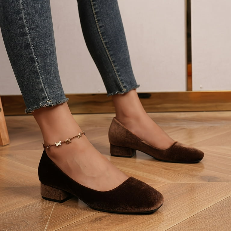 Comfy low heels sales
