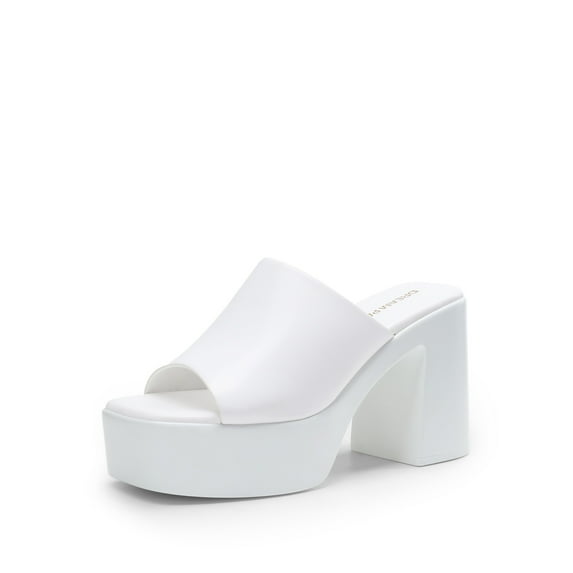 Women’s Chunky Platform Block Heel Mules