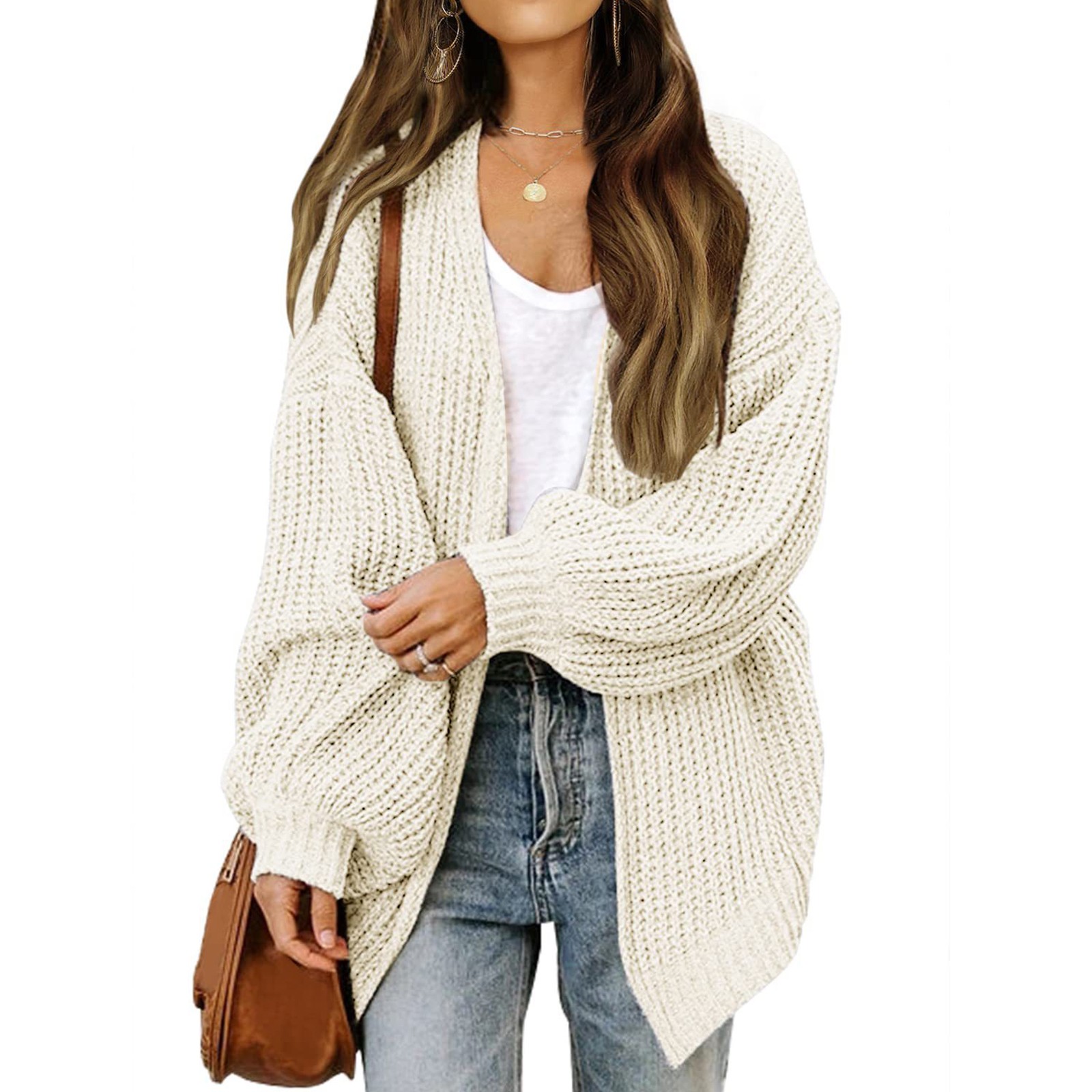 Chunky waffle knit sweater online