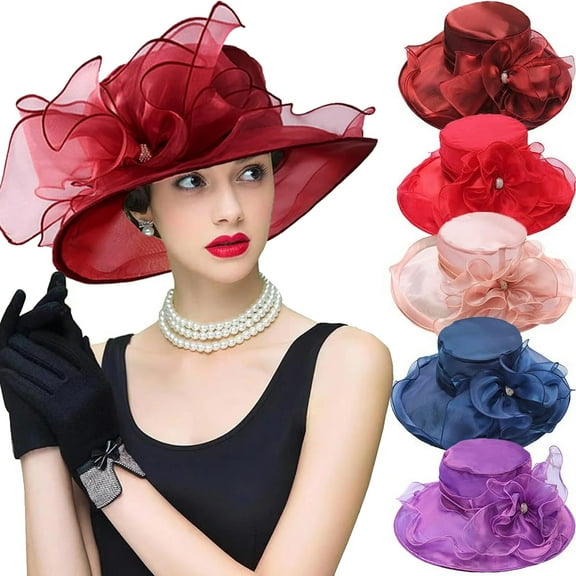 Women's Church Derby Dress Fascinator Bridal Cap British Tea Party Wedding Hat