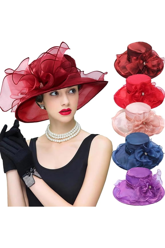 Women's Church Derby Dress Fascinator Bridal Cap British Tea Party Wedding Hat