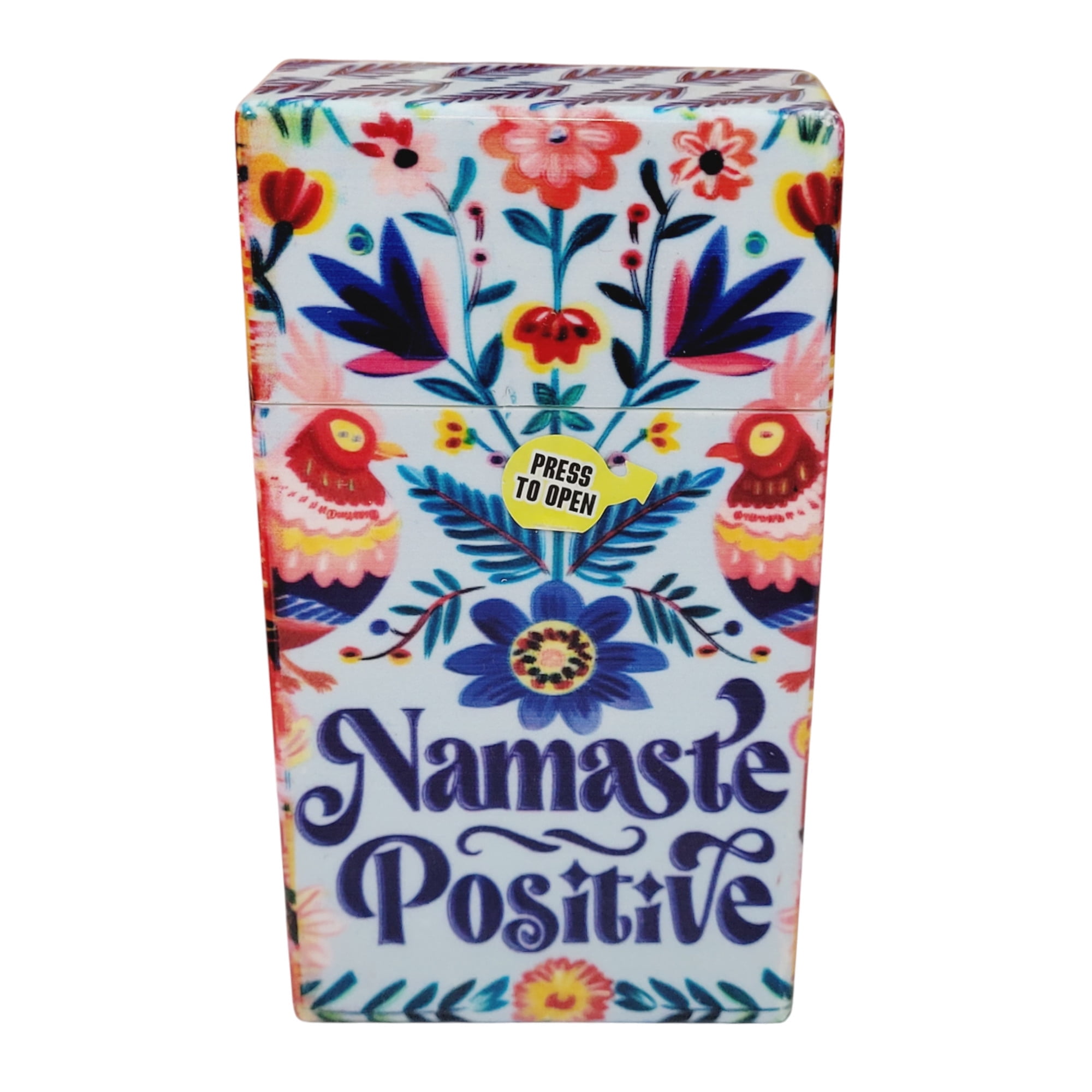 flip top cigarette case 100s Women's Cigarette Case For 100s Hard Pack Crush Proof Plastic Flip Top