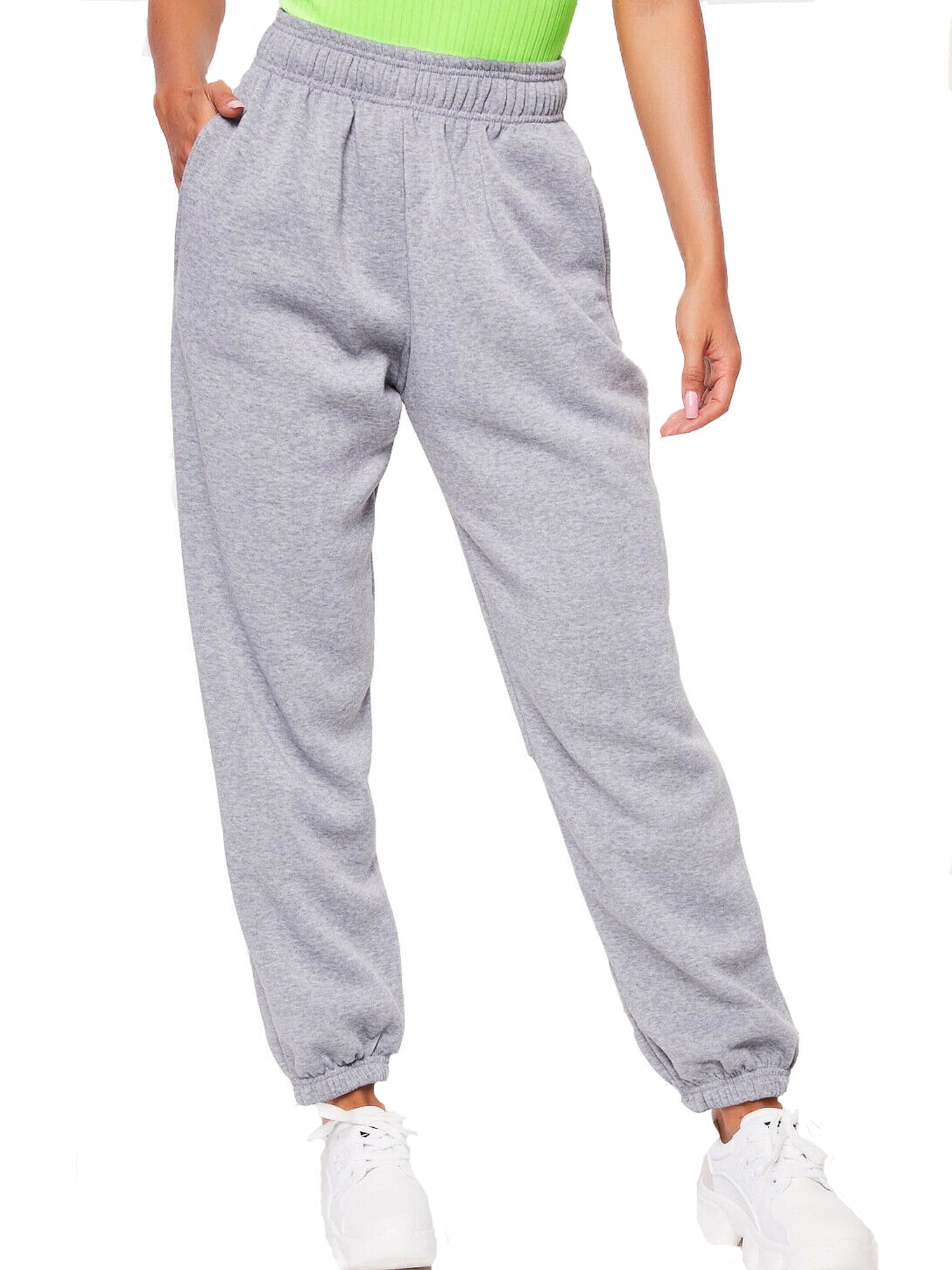 Tummy Control Workout Womens Sweatpants with Pockets Baggy Cinch Bottom  Sports Yoga Joggers High Waisted Running Cozy, Grey, Small : :  Clothing, Shoes & Accessories