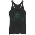 thumbnail image 1 of Women's Cinderella Bibbidi Bobbidi Boo  Racerback Tank Top Black Heather X Large, 1 of 3
