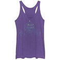 thumbnail image 1 of Women's Cinderella Bibbidi Bobbidi Boo  Racerback Tank Top Purple Heather Small, 1 of 3