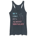 thumbnail image 1 of Women's Cinderella Run Like Midnight  Racerback Tank Top Navy Blue Heather X Small, 1 of 3