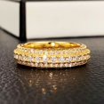 thumbnail image 1 of New Women's Circular Full Inlaid Moissanite Ring, 1 of 2