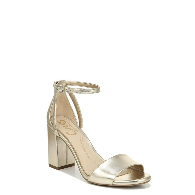 Women s Circus by Sam Edelman Oleana Ankle Strap Block Heels Walmart