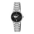thumbnail image 1 of Women's Citizen Watch Silver West Virginia Mountaineers Black Dial Stainless Steel Watch, 1 of 1