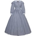 thumbnail image 1 of Women's Civil War Dress Victorian Dickens 1860s Civil War Ball Gown Southern Belle Dress, 1 of 7