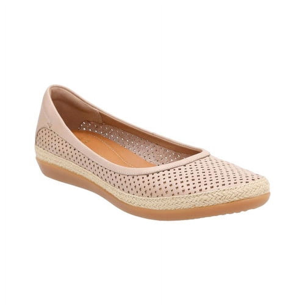 clarks women s danelly adira ballet flat silver leather 5.5 m us