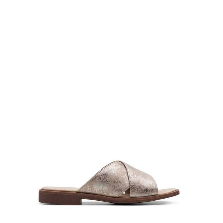 CLARKS Declan Ivy Women Adult Women 5 26150054 Pewter Metallic