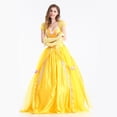 thumbnail image 1 of Women's Classic Belle Princess Halloween Costume with Sleeve, 1 of 5