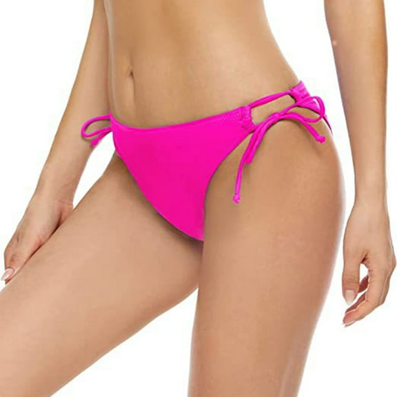 Women's Classic Bikini Swim Bottom Women Bikini Swim Pants Shorts Bottom Swimsuit Swimwear Bathing Hot Pink XL