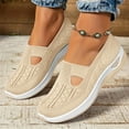 thumbnail image 1 of Women‘s Classic Casual Loafers, Slip-On Design , Versatile Flat Shoes for Business Casual and Weekend Style. Beige 36, 1 of 4