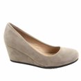 thumbnail image 1 of Women's Classic Causal Round Toe Low Wedge Platform Heel Shoe, 1 of 2