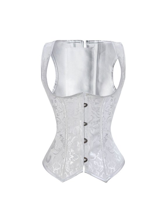 Women's Classic Corset Bodice - Waist Cincher for Evening and Party Wear Shaping and Support