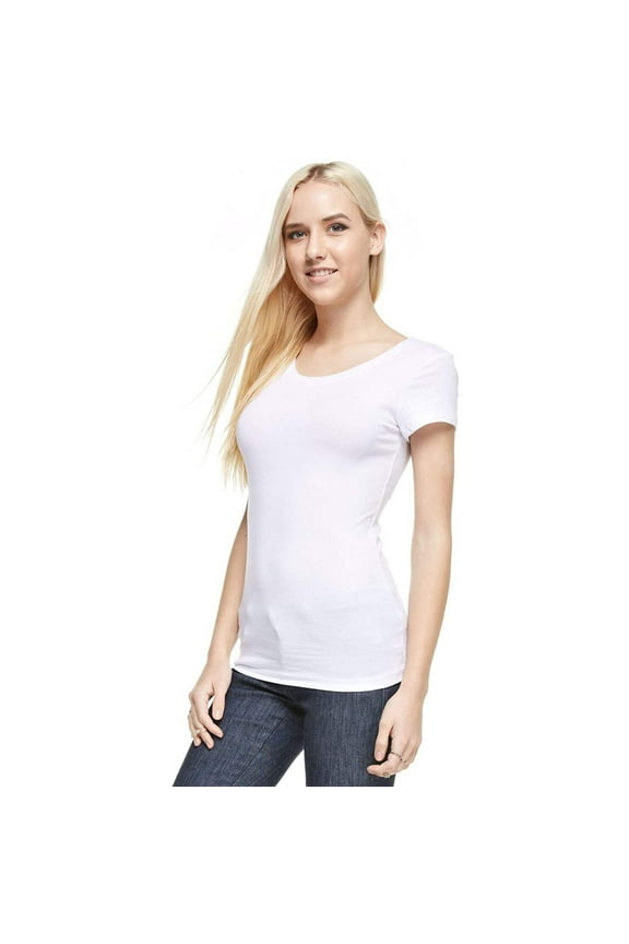 Women's Classic Crew Neck Short Sleeve Tee - 64000