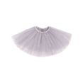 thumbnail image 1 of Women's Classic Elastic, 3-Layered Tulle Tutu Skirt,Silver Sequin, 1 of 3