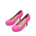 thumbnail image 1 of Women's Classic Elegant Versatile Low Stiletto Heel Dress Platform Pumps Shoes, 1 of 8