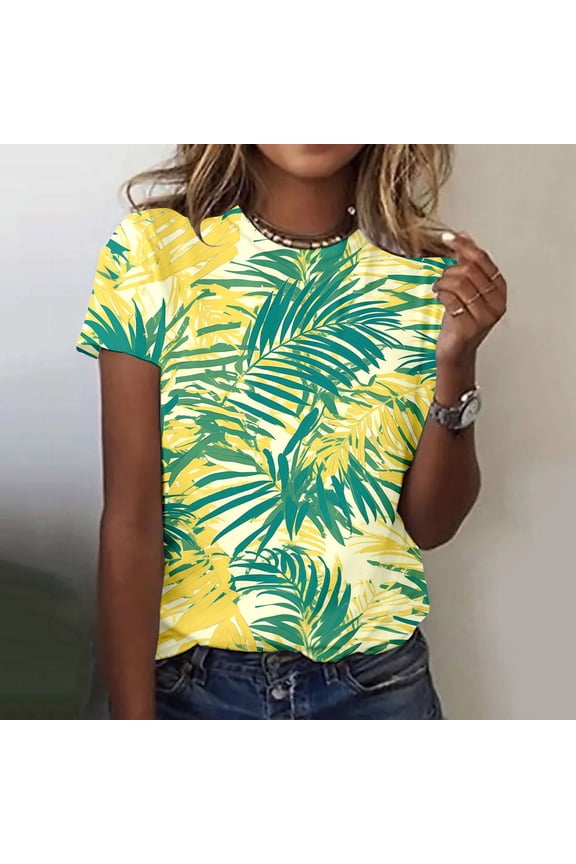 Women's Classic Everyday Short Sleeve Round Neck T Shirt Vintage Shirts for Women Flannel Work Shirts for Women Oversized Button up Shirt Short Sleeve V Neck Tops for Women Juniors Shirts Tunic plus