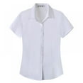 thumbnail image 1 of Women's Classic Fit Long Sleeve Button Down Oxford Shirt, 1 of 7