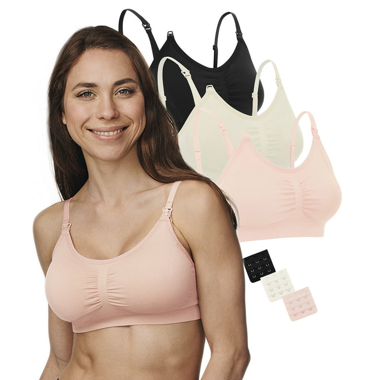 Women's Cotton Non Paddednon-wired Maternity Bra (pack Of 3) - 34b,  Available