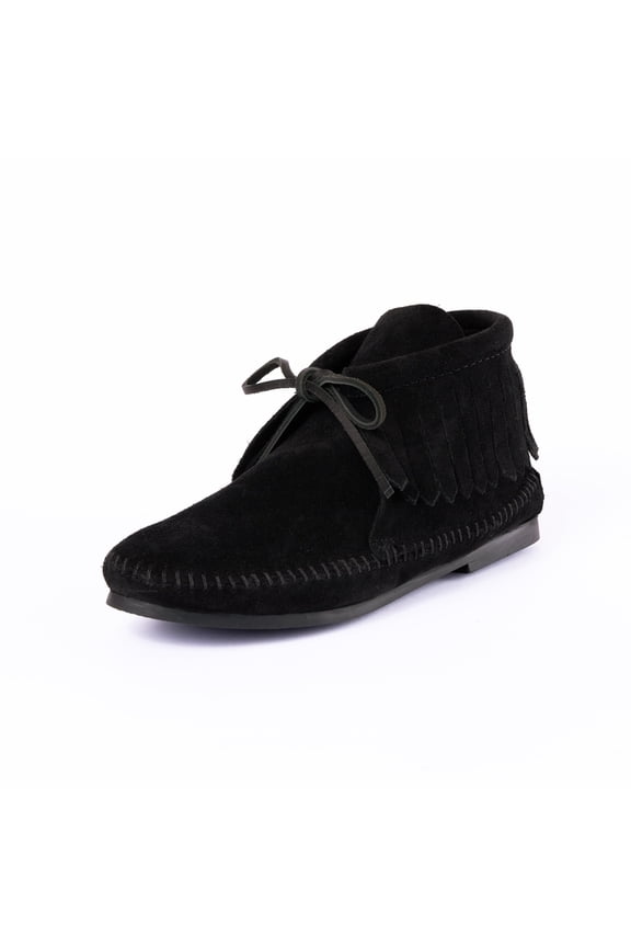 Women's Classic Fringe Hardsole, Black, Size 10