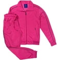 thumbnail image 1 of Women's Classic Jogger 2-piece Tracksuit Track Jacket & Trackpants Oufit, 1 of 2