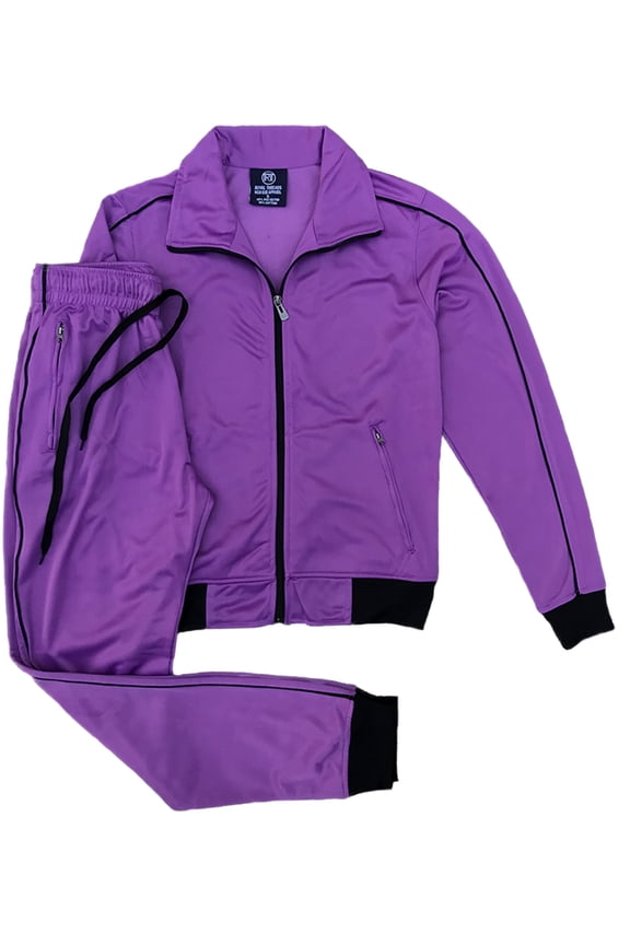 Women's Classic Jogger 2-piece Tracksuit Track Jacket & Trackpants Oufit