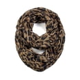 thumbnail image 1 of Women's Classic Leopard Print Infinity Scarf (Brown), 1 of 3