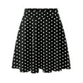 thumbnail image 1 of Women's Classic Mini Skirt Stretchy Comfortable Elastic Waist Flowy Casual Elegant Daily Wear Versatile A-Line Stylish Trendy Summer Outfit, 1 of 2