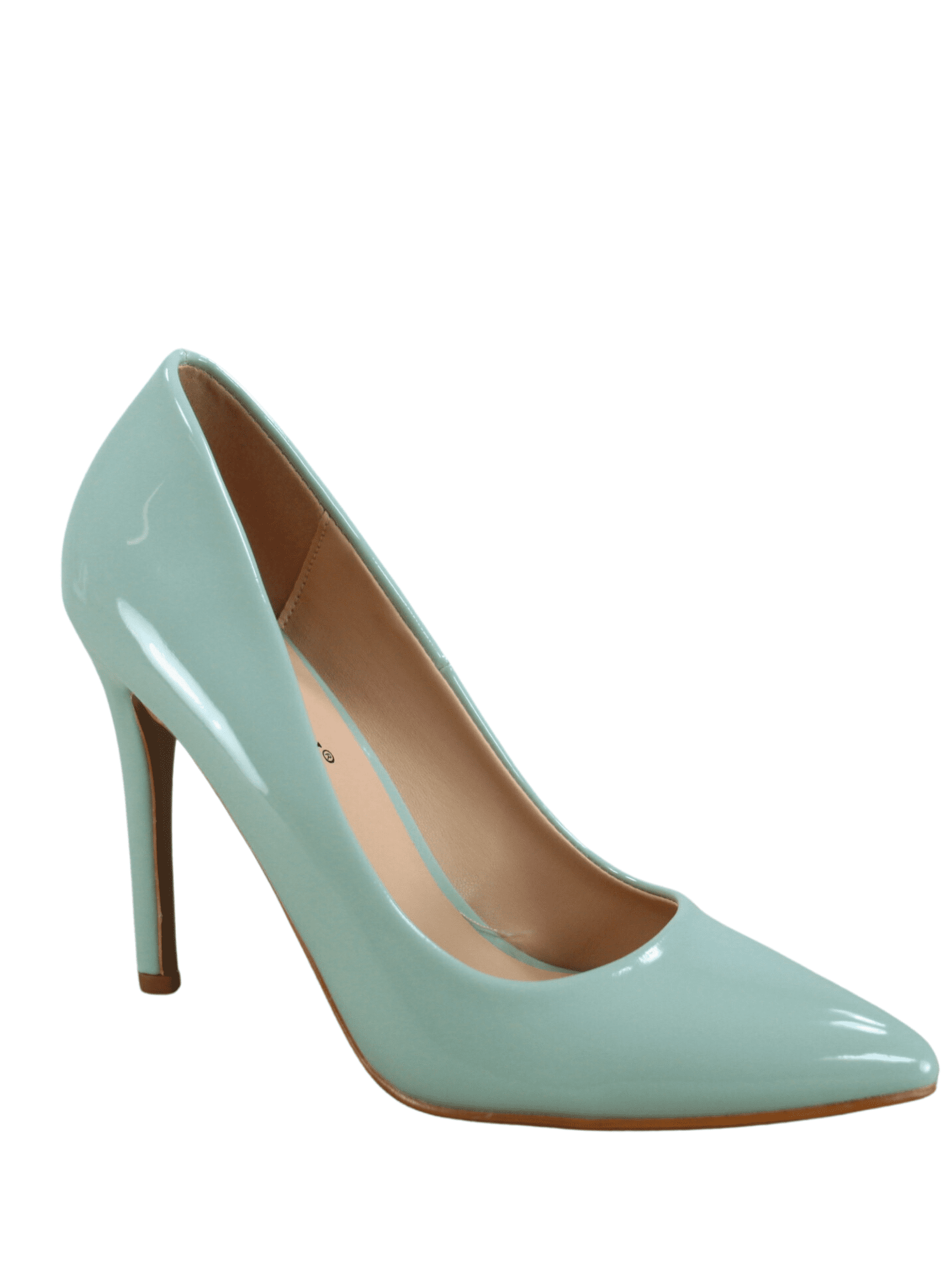 Women's Classic Multi Color Slip On Stiletto Heels Dress Casual Patent High  Heel Pumps ( Mint, 6) - Walmart.com