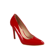 Women's Classic Multi Color Slip On Stiletto Heels Dress Casual Patent High Heel Pumps ( Red, 10)