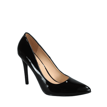 Toozon Women’s Shoes Pumps, High Heel Stiletto Pointy Toe Black, Size 5