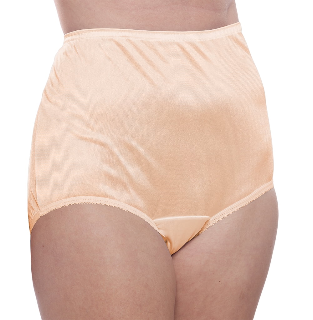 Women s Classic Nylon Full Coverage Brief Panty by Teri Lingerie