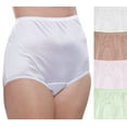 thumbnail image 1 of Nylon Brief Panty (Style 331/Plain Jane) 4 Pack in Assorted Lights Size 9, 1 of 3