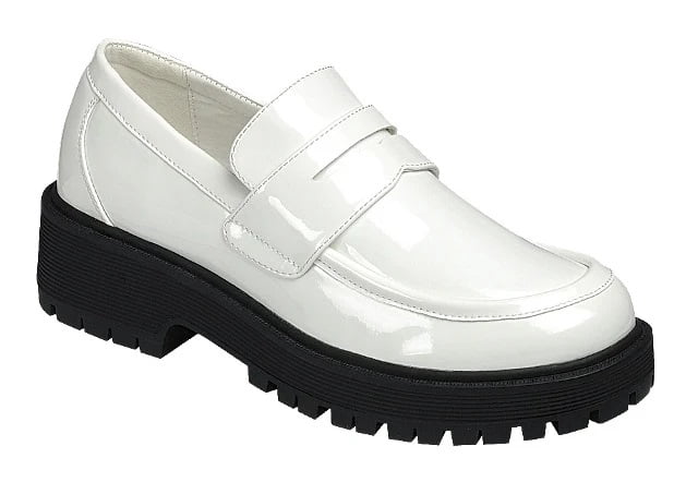 Women’s Classic Polished Lug Sole Loafers