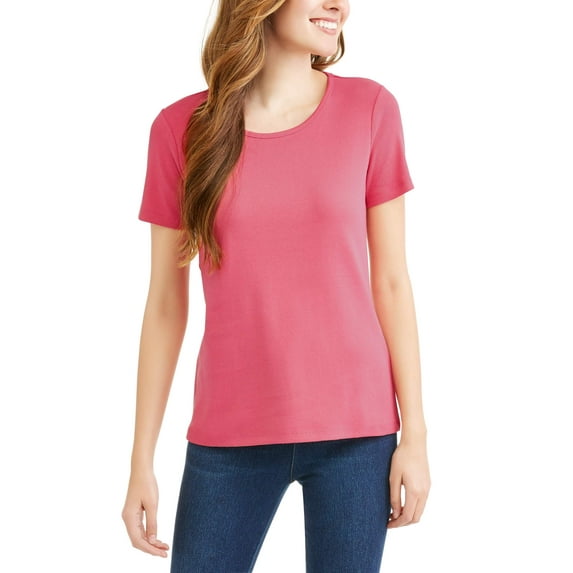 Women's Classic Short Sleeve Scoopneck T-Shirt
