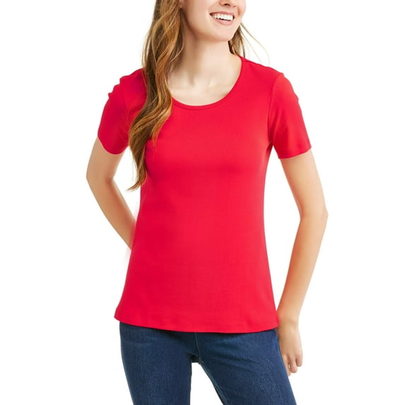 Women's Classic Short Sleeve Scoopneck T-Shirt