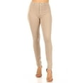 thumbnail image 1 of Women's Classic Skinny Ponte Pants Stretchy Mid-Rise Fit, 5-Pocket Design, 1 of 4
