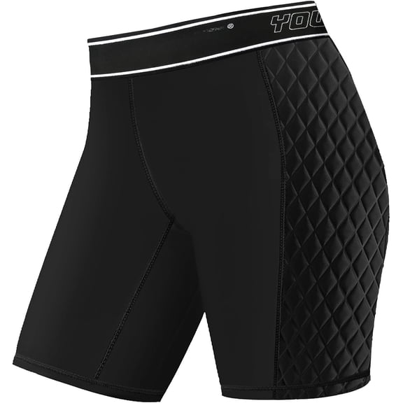 Women's Classic Softball Sliding Shorts, Compression Padded Slider Shorts