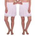 thumbnail image 1 of Women's Classic Vintage Half Slip with Lace Details 18 and 23 Inc (Pack of 2), 1 of 2