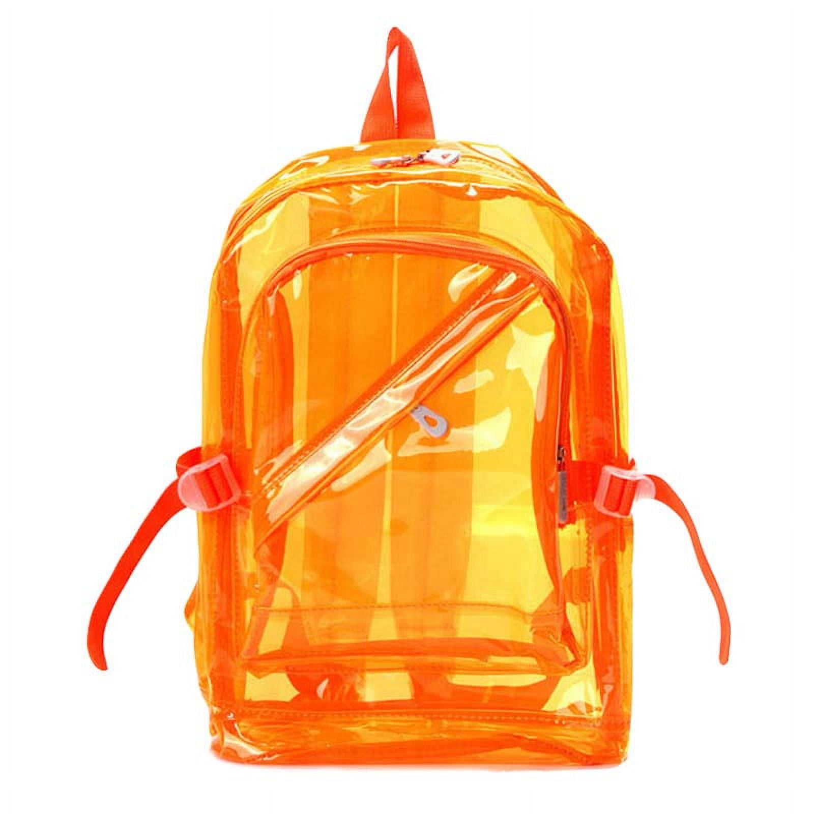 School Bags Waterproof Unisex Summer Transparent PVC Clear